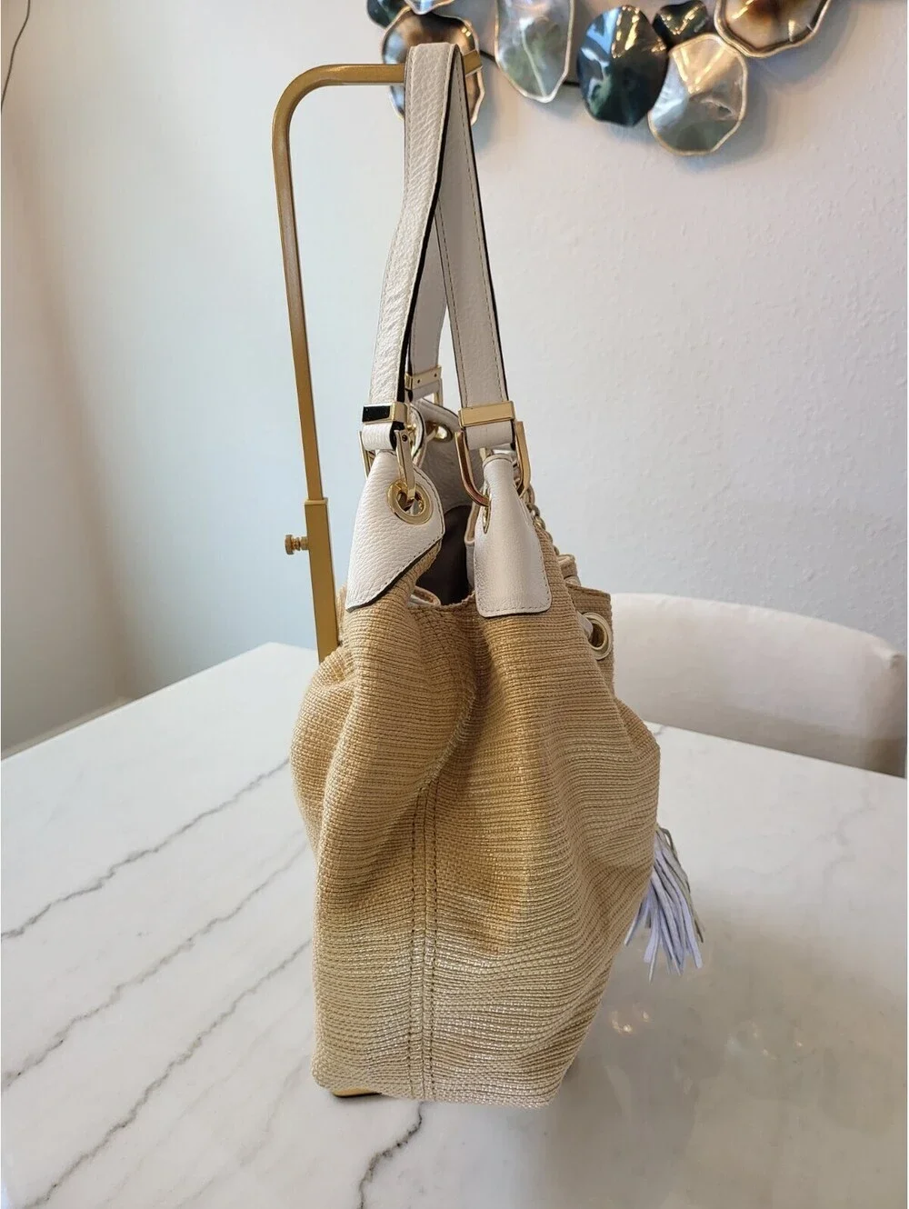 Lmt.Ed. Michael Kors Camden Large Drawstring Kate Mid. Shoulder Bag Purse EUC LN